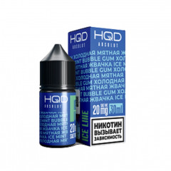 Жидкость HQD ABSOLUT ICE LINE Ice Mint bublegum / Холодная Мятная жвачка